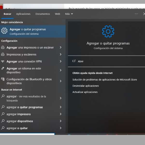 quitar programas para mejorar rendimiento