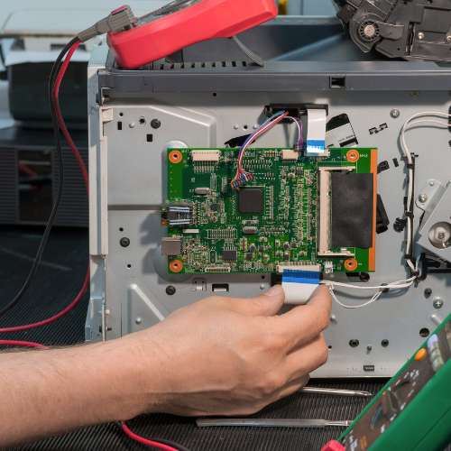 Problemas energía al reparar una impresora