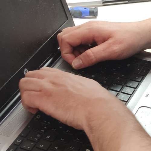 evaluar teclado portátil roto