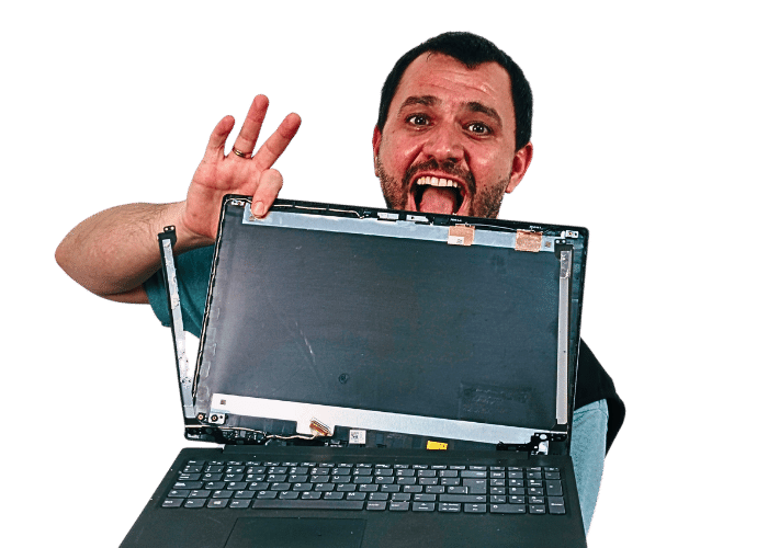 reparación de bisagra laptop