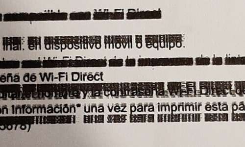 impresora imprime borroso