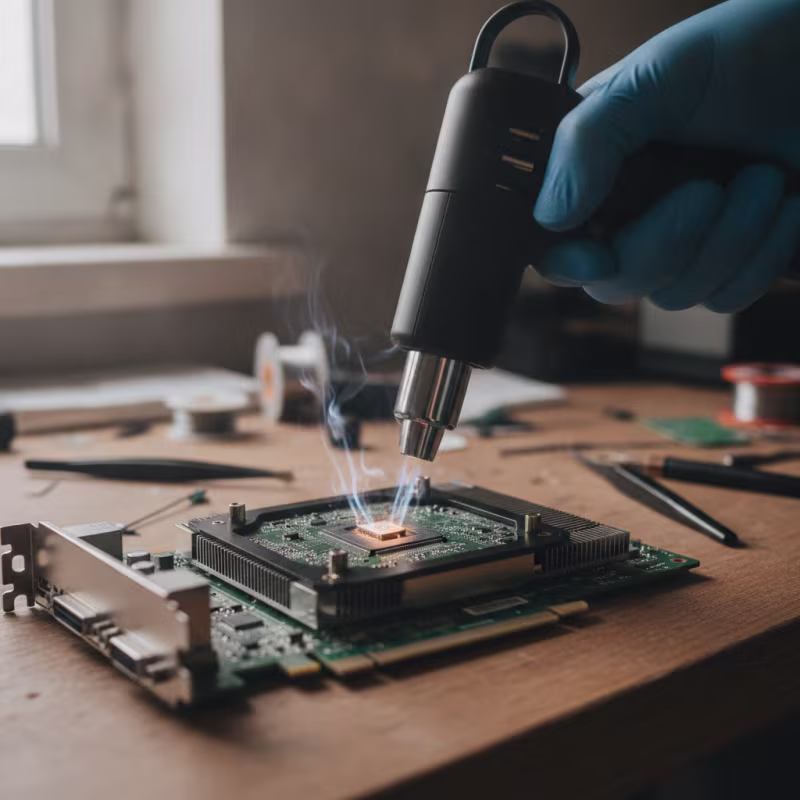 Reflow casero que no elimina el óxido de la soldadura