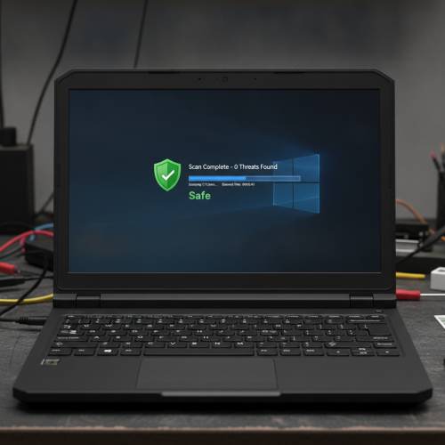 Eliminación de virus malware y archivos basura