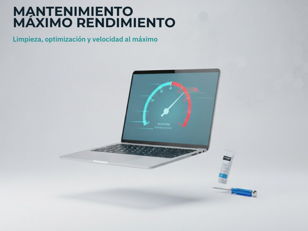 Mantenimiento Maximo Rendimiento para portatiles: limpieza, optimizacion y velocidad al maximo
