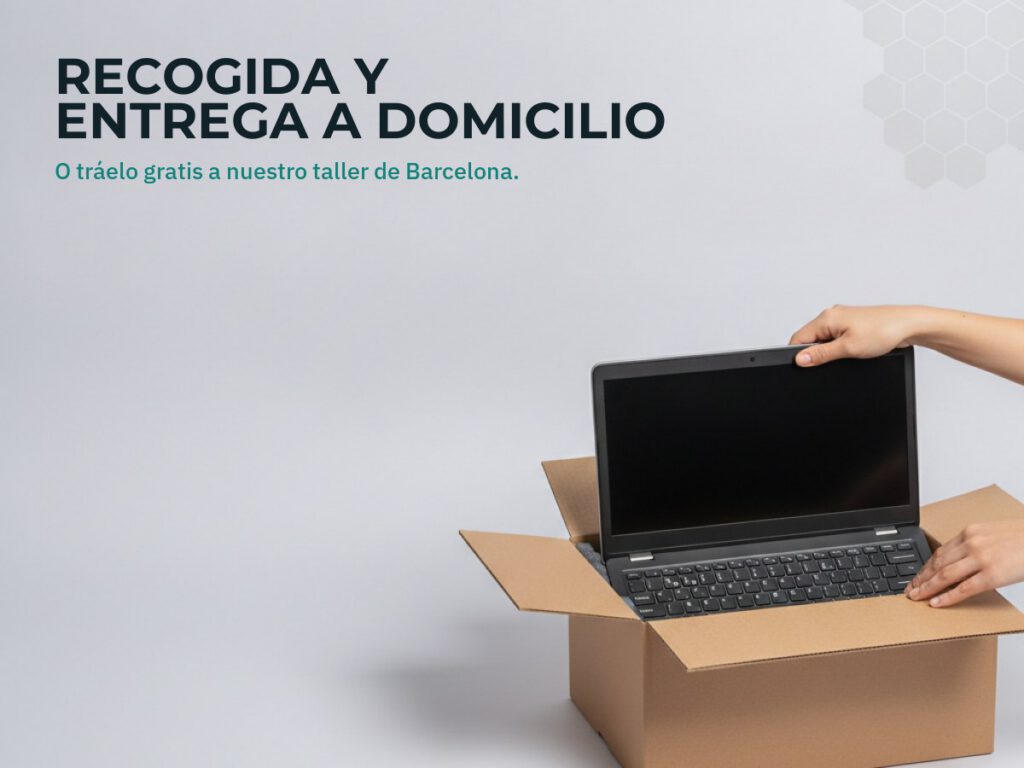 Recogida y entrega a domicilio, o taller gratis en Barcelona